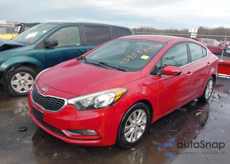 2015 Kia Forte Ex from USA, damaged, VIN KNAFX4A81F5317621